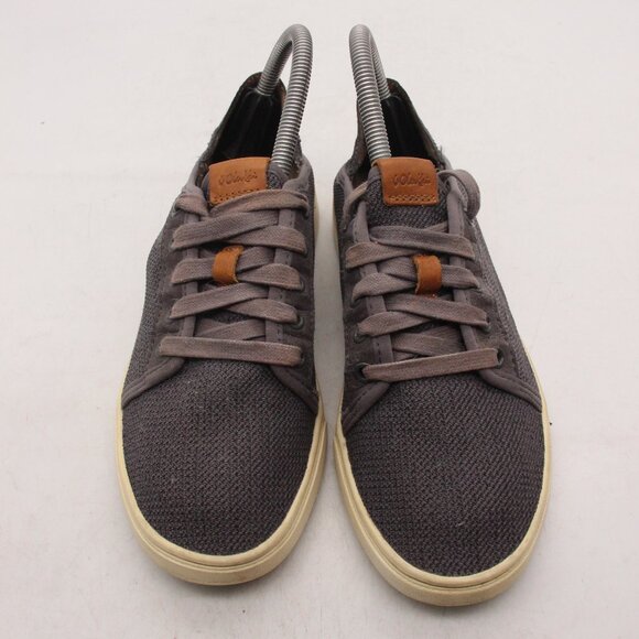 Olukai Pehueali Women's Size US 6.5 Lace Up Gray Mesh Sneakers Shoes - Picture 2 of 9